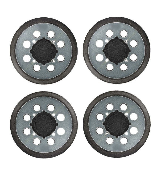 Solid Spare (4) RSP54 Aftermarket 5" Dia 8 Vacuum Holes Hook & Loop Sanding Pads