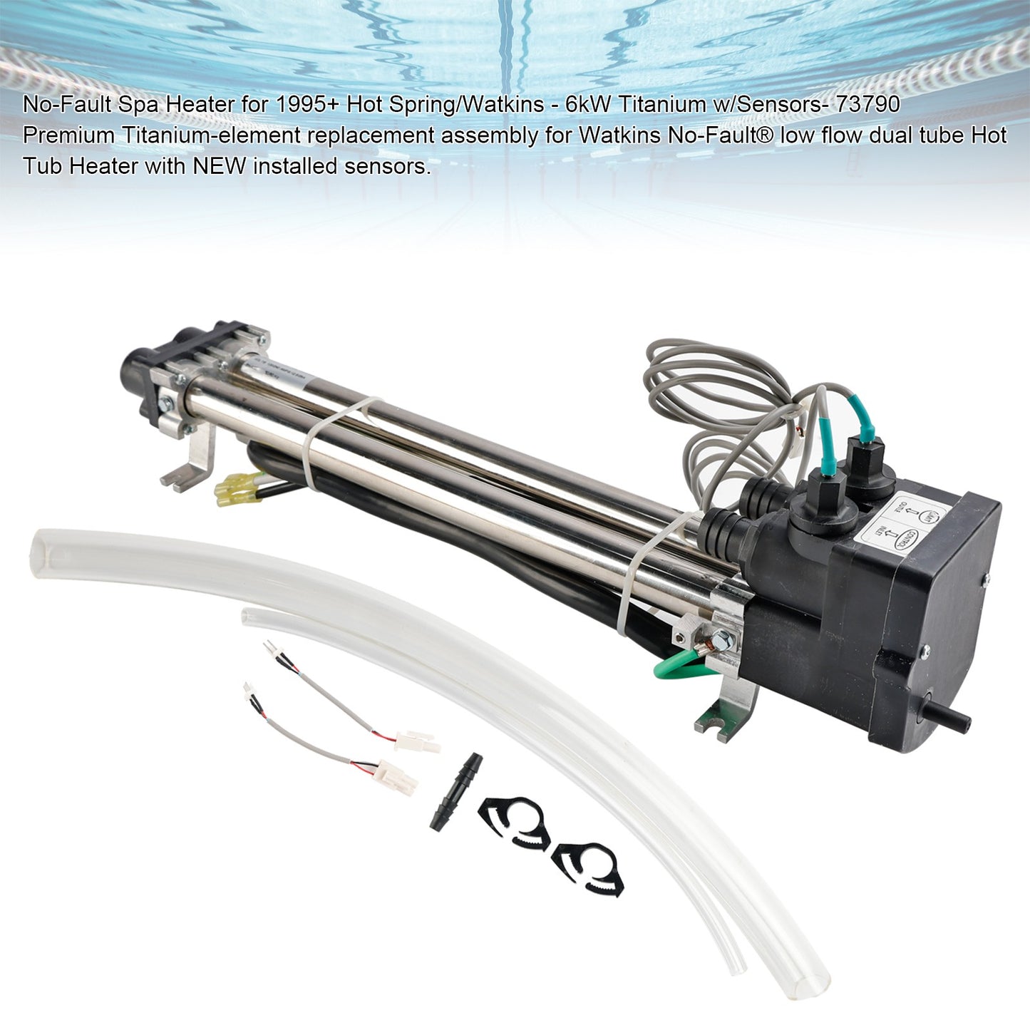 ??No-Fault Titanium Spa Heater for Hot Spring/Watkins/Tiger River 73790-6KW