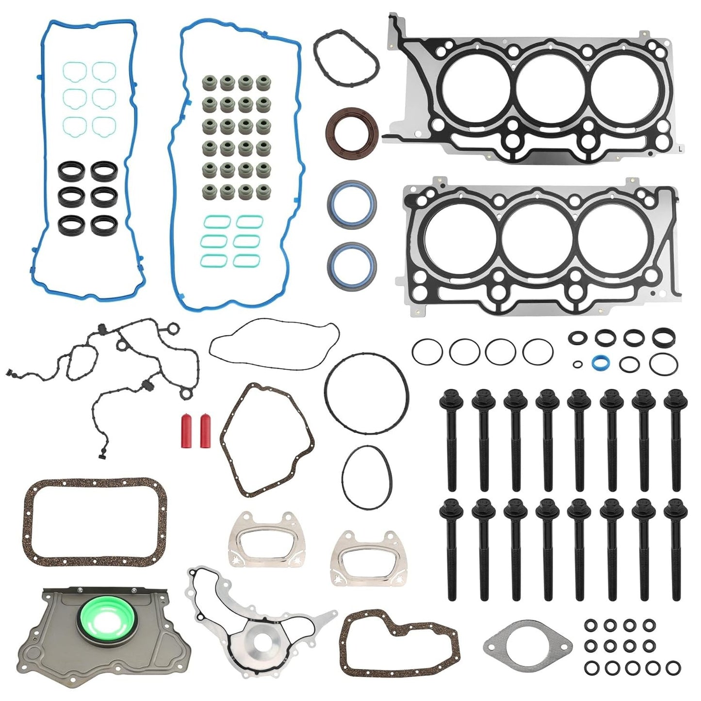 3.6L MLS Head Gasket Set w/ Bolts For 2011-2016 Chrysler 200 300 Ram Dodge Jeep