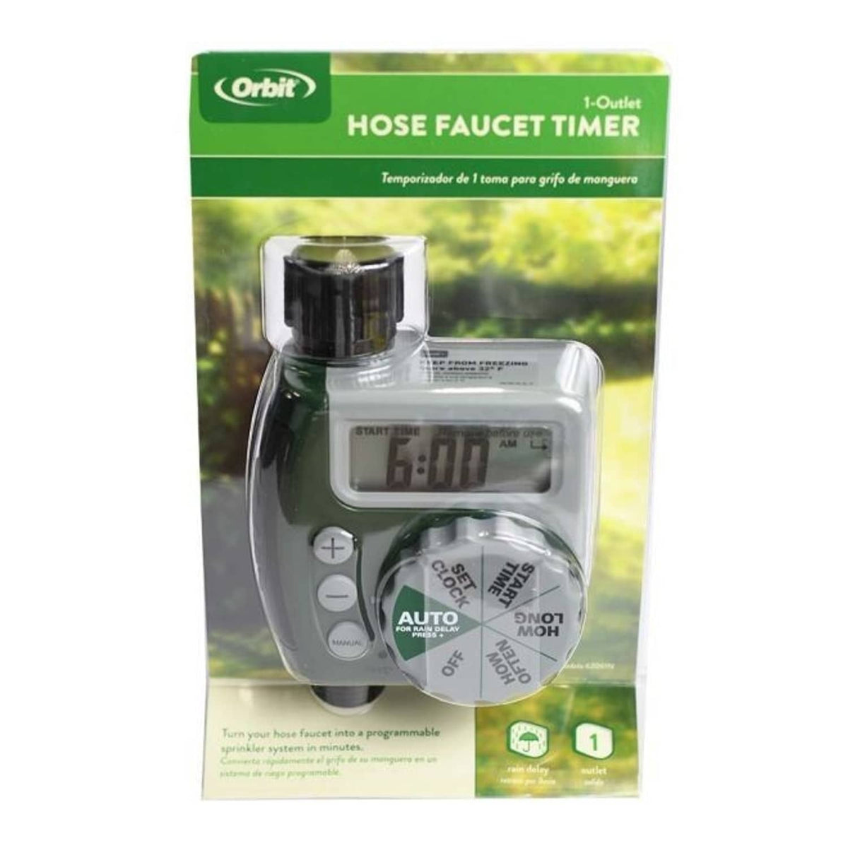 Solid Spare Thrifco 8429999 Hose Faucet Timer 1 Oulet 1 Dial (62061N)