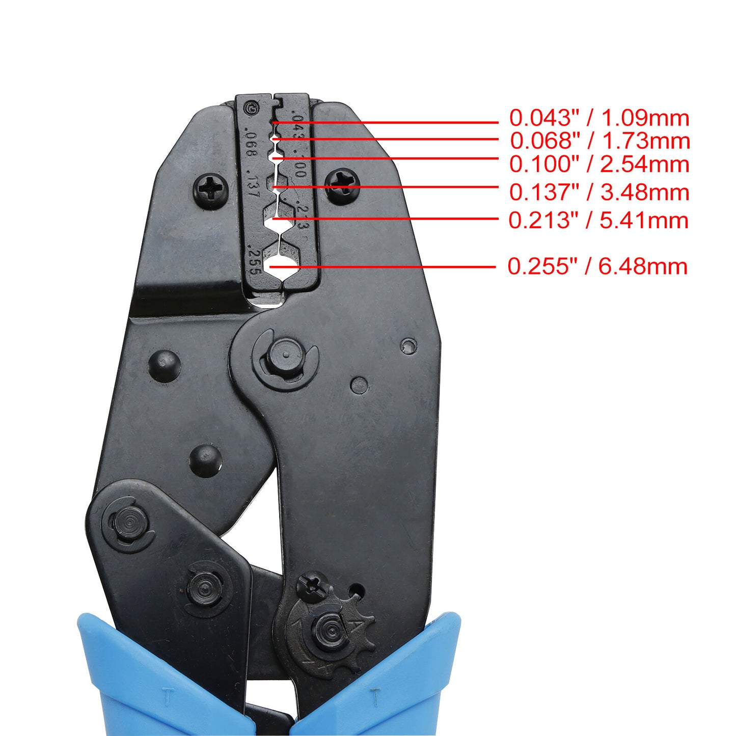 Coax RF/BNC Crimp Tools For RG59/RG6 With 10Pcs BNC Plug Crimp Connector Set