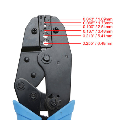 Coax RF/BNC Crimp Tools For RG59/RG6 With 10Pcs BNC Plug Crimp Connector Set