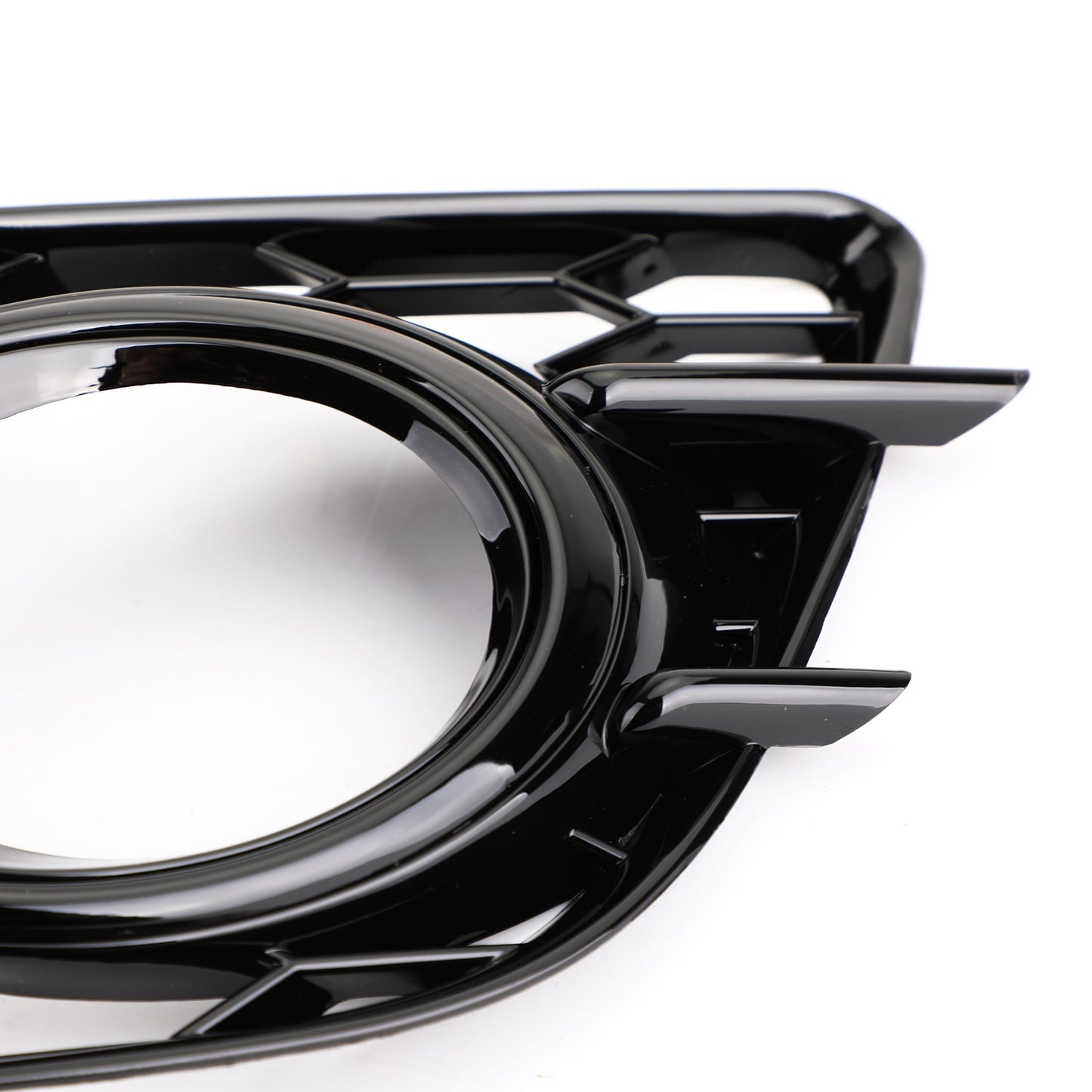 Black Honeycomb Style Fog Light Grill Bumper For Audi A4 S-LINE S4 2008-2012