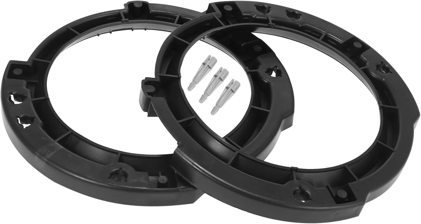 2x 7inch Headlight Mount Bracket Ring Bucket Base For 2007-2018 Jeep Wrangler JK