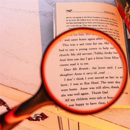 3 Pack Magnifying Glass 10X Handheld Reading Magnifier 50MM For Seniors and Kids