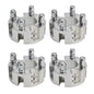 2" Wheel Spacers Kit Cable Golf Carts Lug Nuts Silver For Yamaha Club Car Ezgo