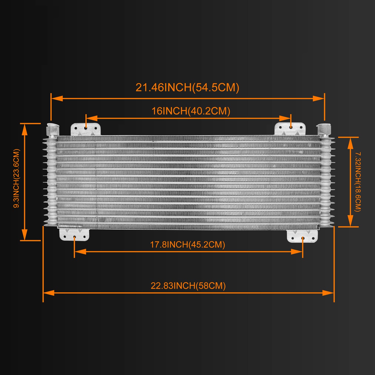 LPD47391 For Tru Cool 40K Transmission Cooler Trans Oil Cooler GVW Max 40,000