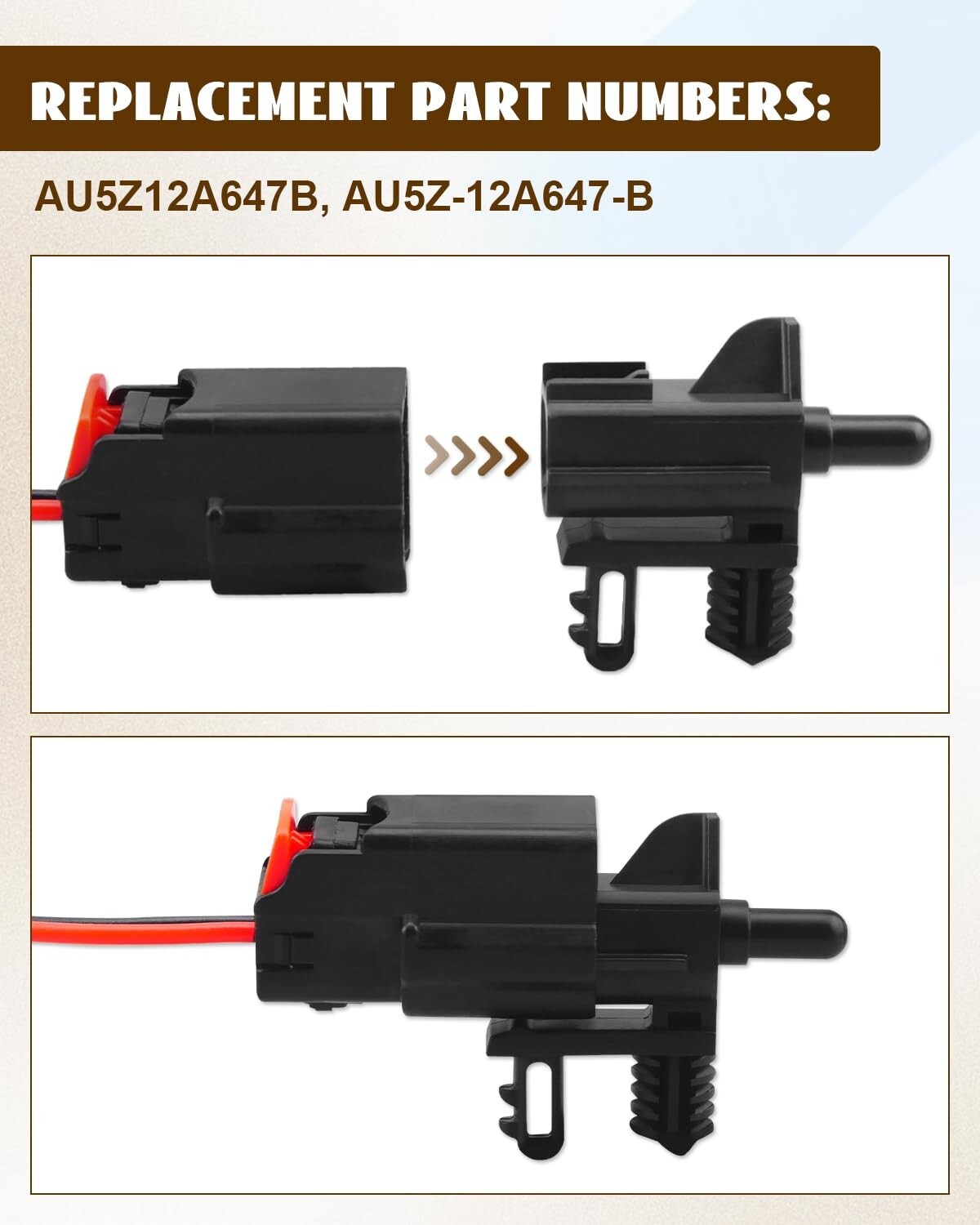 A/C Ambient Air Temperature Sensor & Connector For 2013-2021 Ford Escape Edge