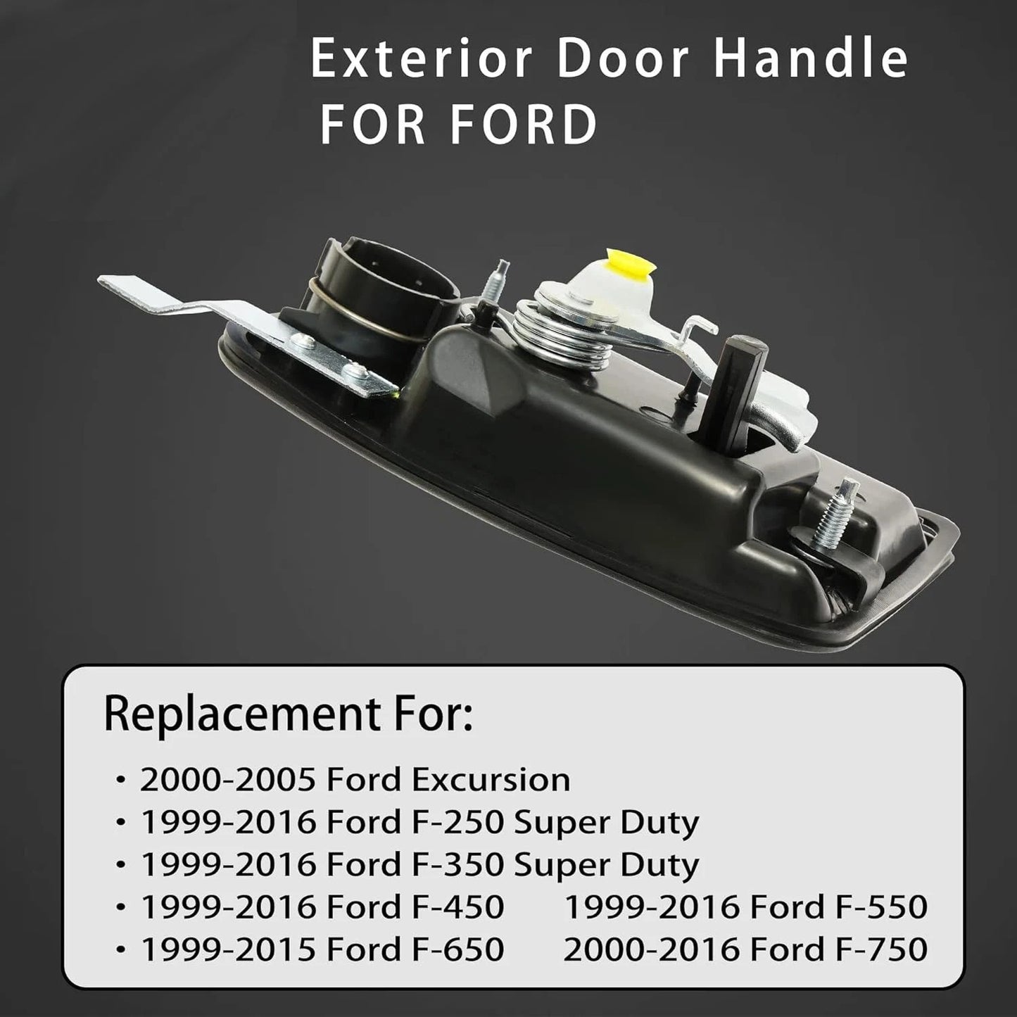4Pcs Exterior Door Handles Set For 1999-2016 Ford F-250 F-350 Super Duty 79306