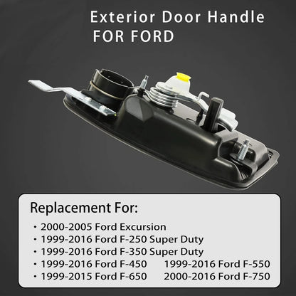 4Pcs Exterior Door Handles Set For 1999-2016 Ford F-250 F-350 Super Duty 79306