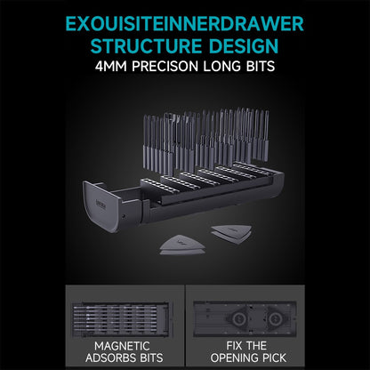 Precision Screwdriver Set 60-Pieces DIY Repair Set for PC Phone Watch Electronic
