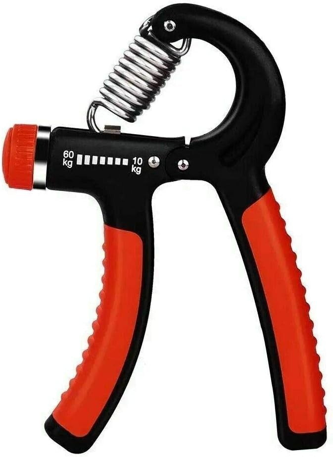 2 Hand Grip Strengthener Power Trainer Gripper Adjustable Gym Exerciser Strength