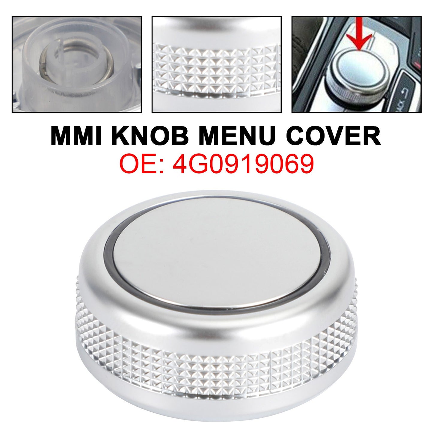 MMI Control Knob Rotary Menu Navigation For Audi A6 C7 A7 RS6 RS7 4G0919069 UE