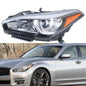 Left Driver Headlight Headlamp For 2015-019 Infiniti Q70 Non AFS 26060-4AP0B