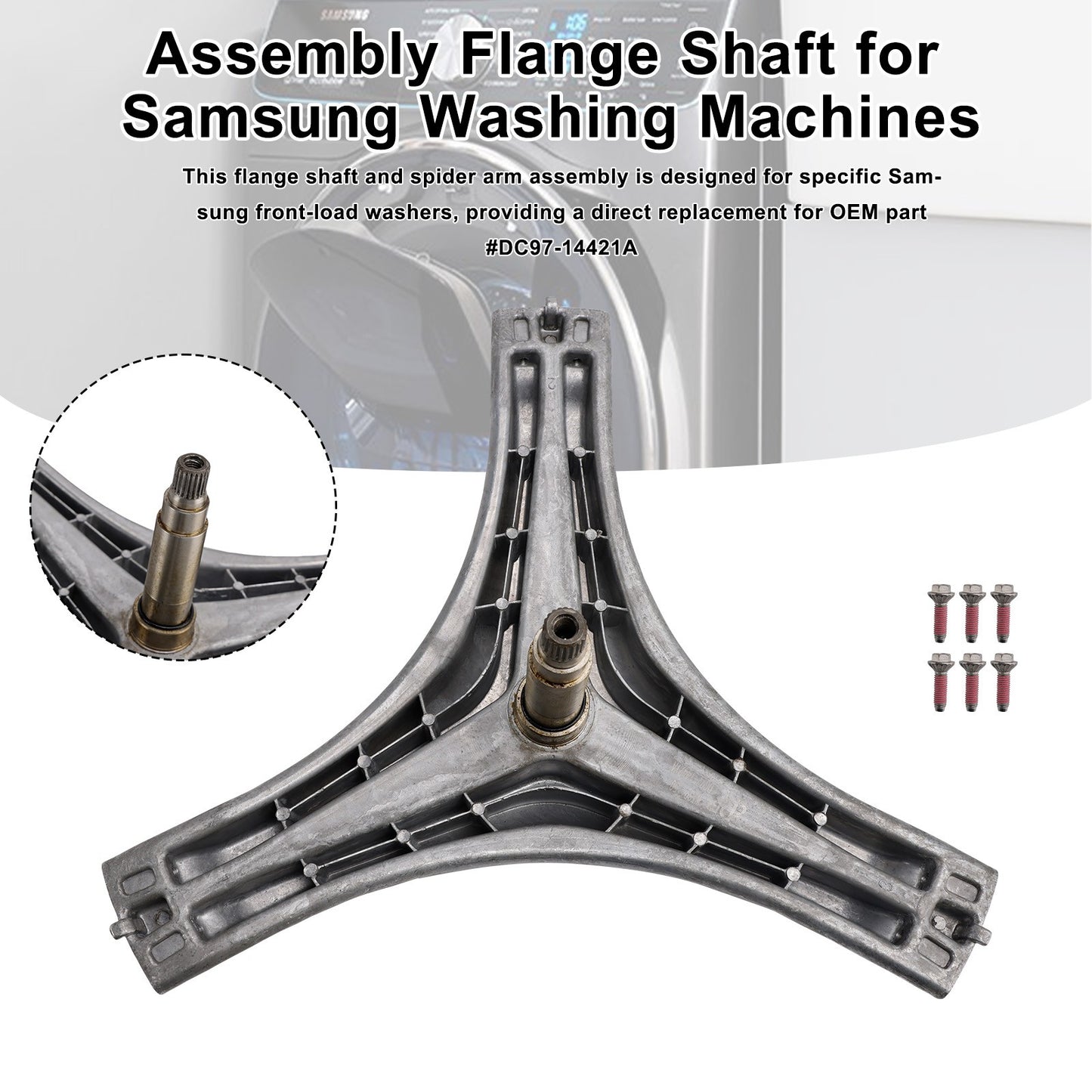 DC97-14421A Washer Assy Flange Shaft for Samsung AP4452794 2076567 PS4220154