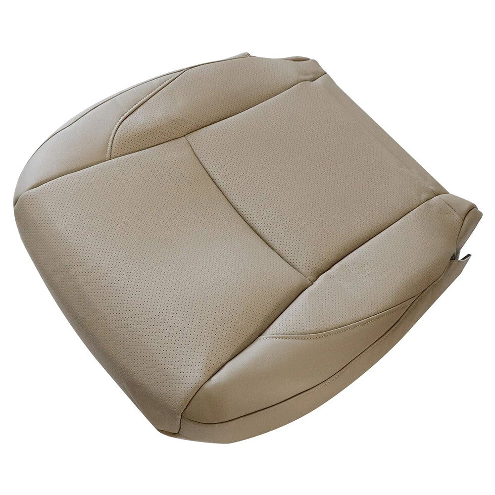 For Lexus ES350 2007-2012 Leather Passenger Bottom Perforated Seat Cover Tan