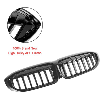 Gloss Black Kidney Grille Grill 51138072085 Fit BMW 3 Series G20 2019-2022