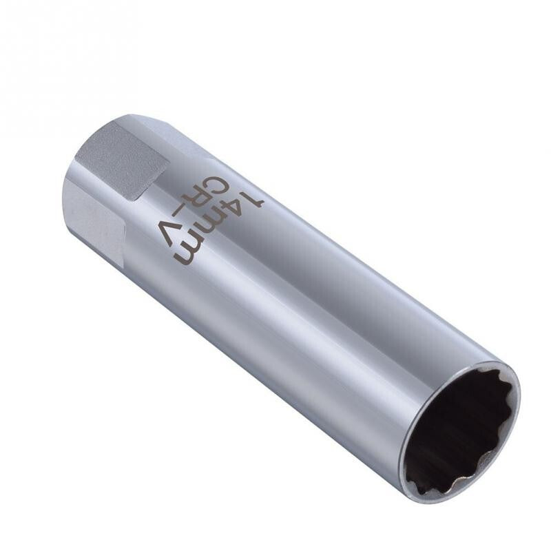 1PCS Spark Plug Socket Removal Tool Thin Wall 12 Points 14mm 3/8" Drive