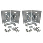 Floating/Stationary Dock Connector Hinge Kit, Male & Female T-Style Brackets (2)