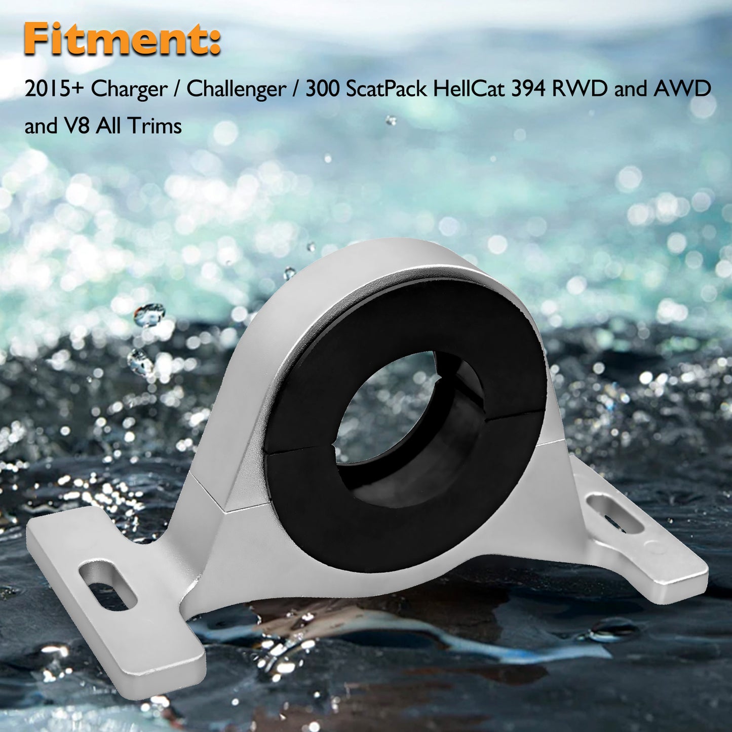 Silver Drive Shaft Center Support Bearing Solution For Dodge Charger Challenger