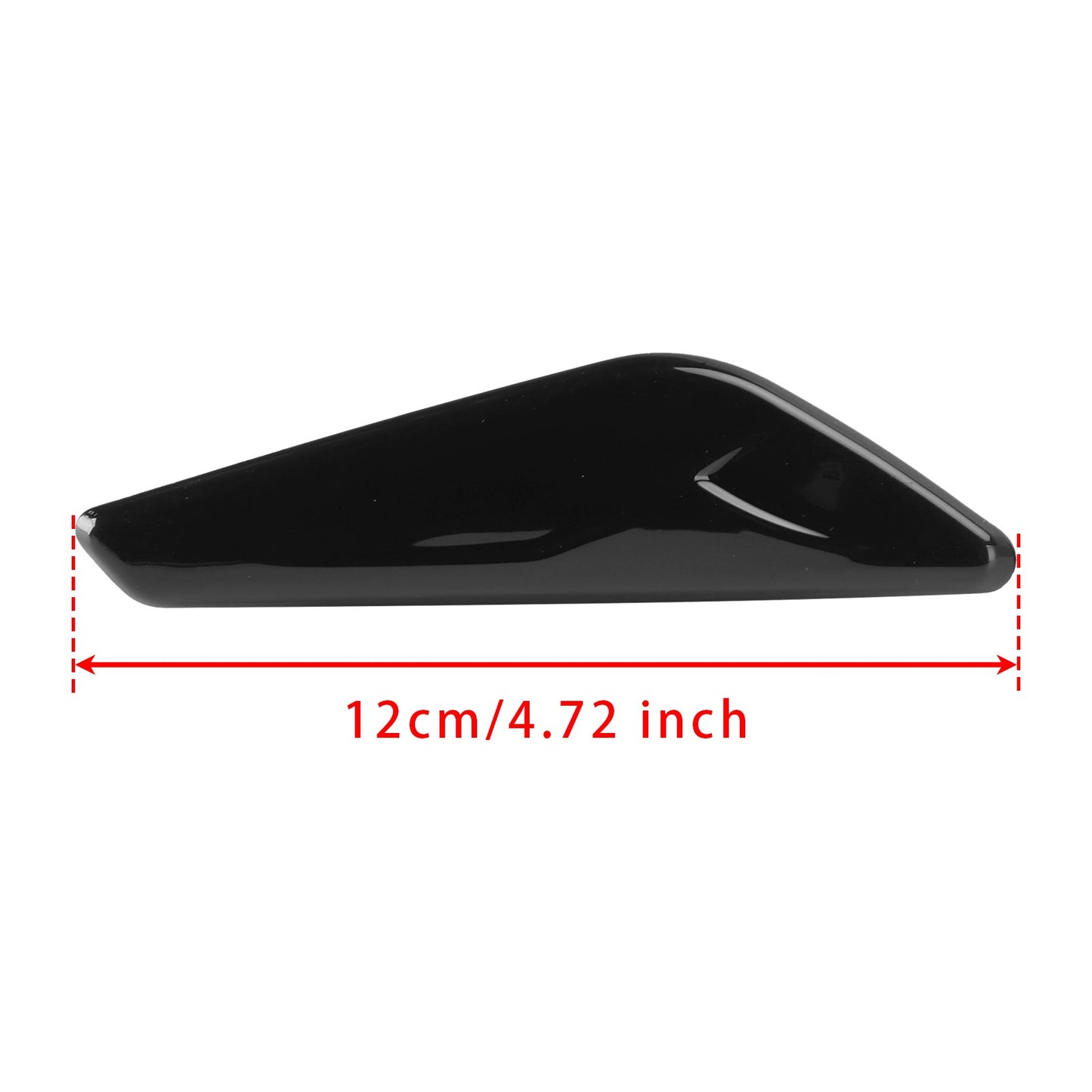 Left+Right Front Fender Black Trim 51117338569+51117338570 For BMW X3 F25 X4 F26