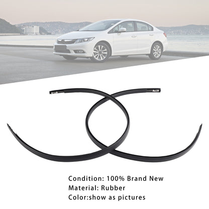 2PCS Roof Molding Trim Left+Right For Honda Civic 2012-2015