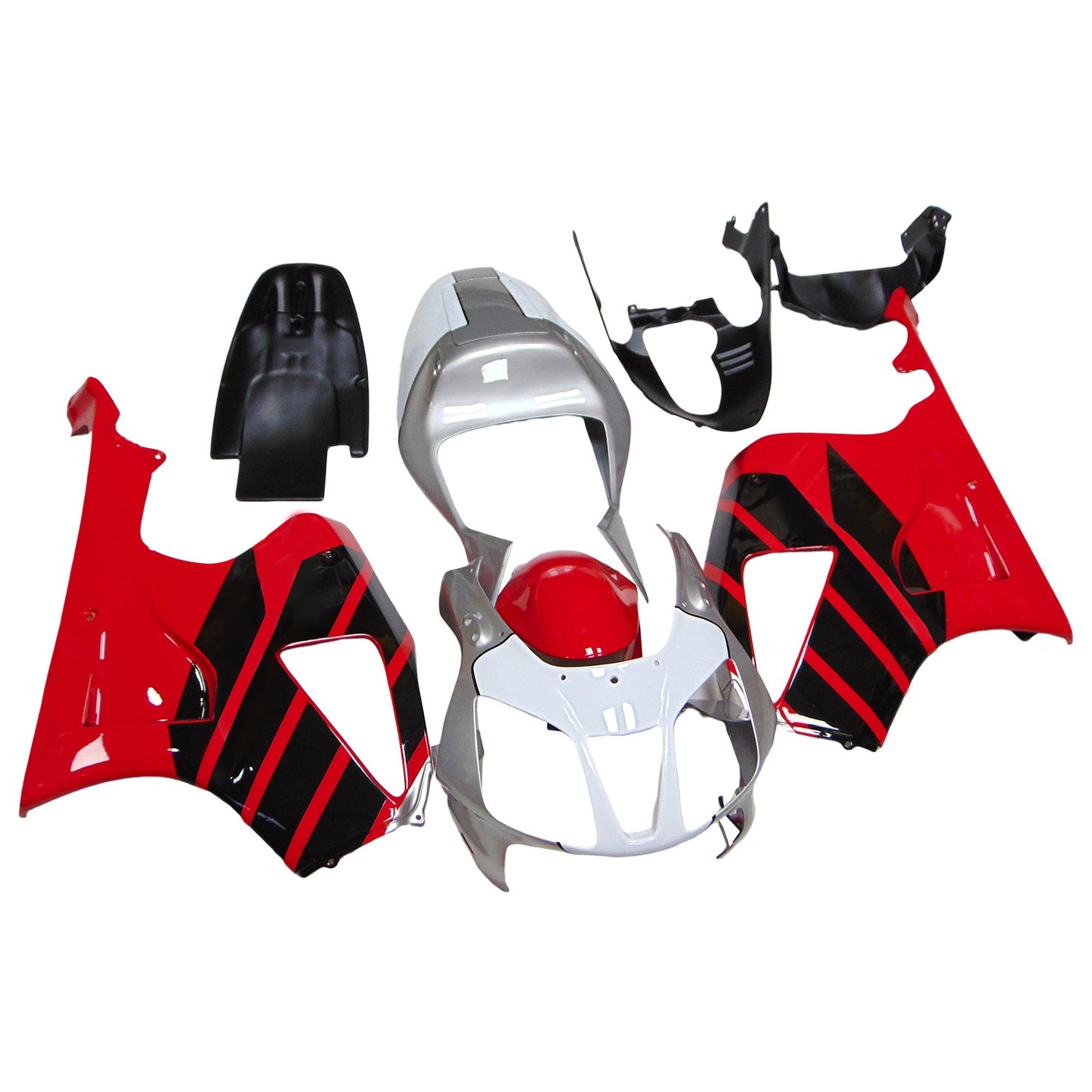Amotopart Injection Fairing Kit Bodywork For Honda VTR1000 RC51 2000-2006 Red