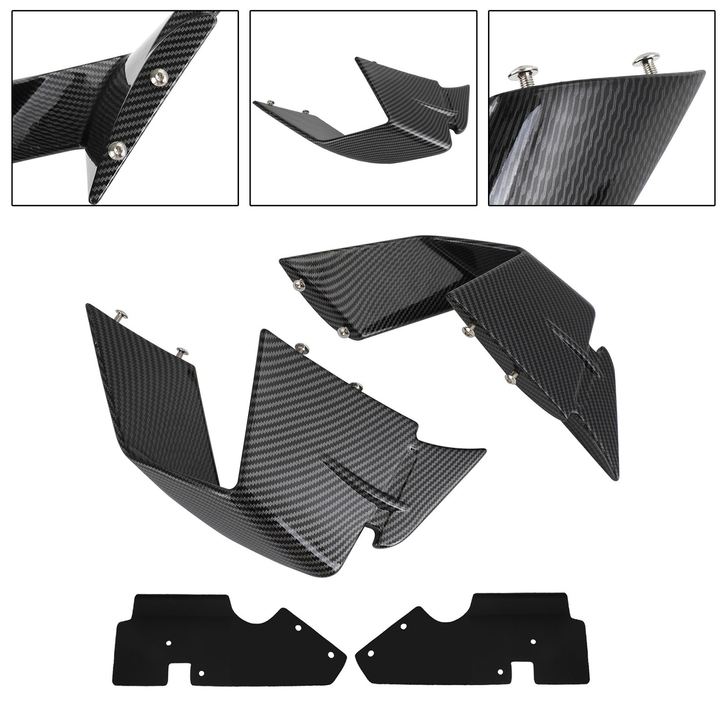 Front Spoiler Wind Winglets Fairing fit for BMW S1000RR 2019-2022 2021 2020 20