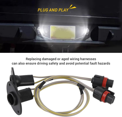 Fit 1994-2001 Dodge RAM 1500 2500 3500 LED License Plate Light Lens Lamp w/ wire