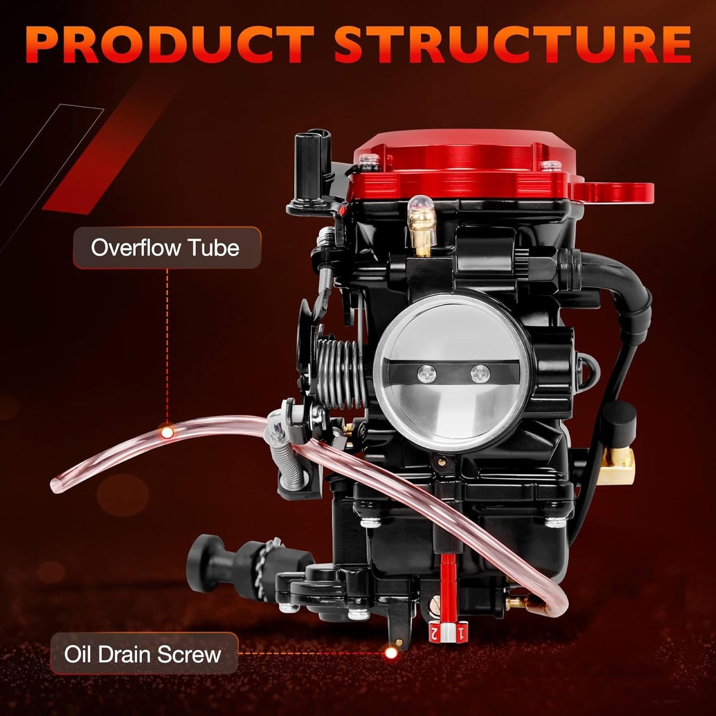 CV40 Carburetor For 88-16 Harley Davidson Sportster 883 1200 XL883 XLH1200 Carb