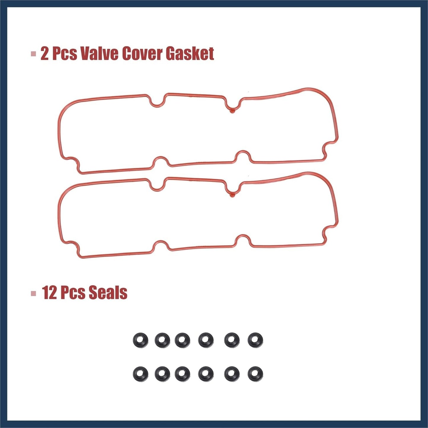 Valve Cover Gasket Fit 88-09 Buick Chevy Oldsmobile Pontiac 3.8L V6 OHV 12V