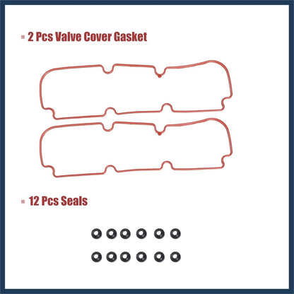 Valve Cover Gasket Fit 88-09 Buick Chevy Oldsmobile Pontiac 3.8L V6 OHV 12V