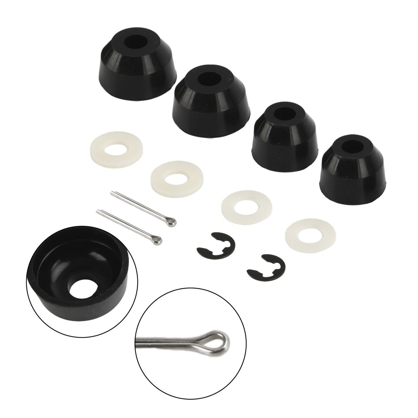 For Kubota BX1850 60 70 80 BX22 2200 GR Inner/Outer Tie Rod Poly Boots Upgrade