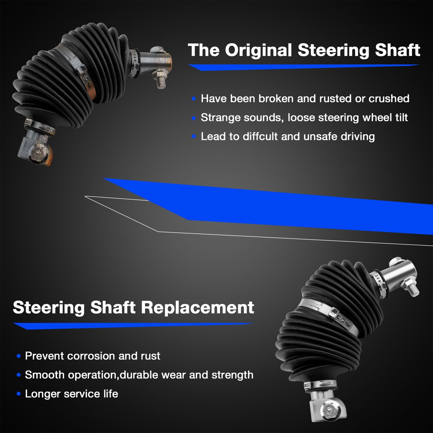 Steering Column Intermediate Shaft For Chevy Silverado Tahoe GMC Sierra Yukon