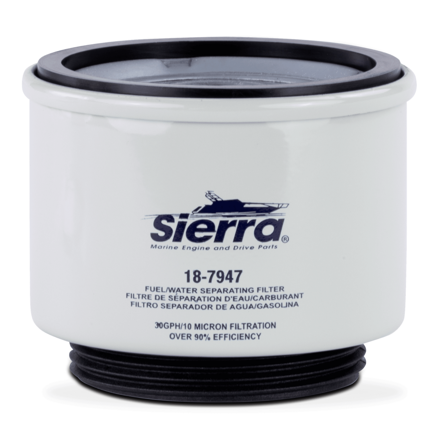 Solid Spare Sierra Marine 18-7947 Fuel Water Separating Filter