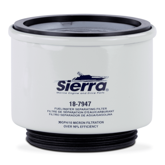 Solid Spare Sierra Marine 18-7947 Fuel Water Separating Filter