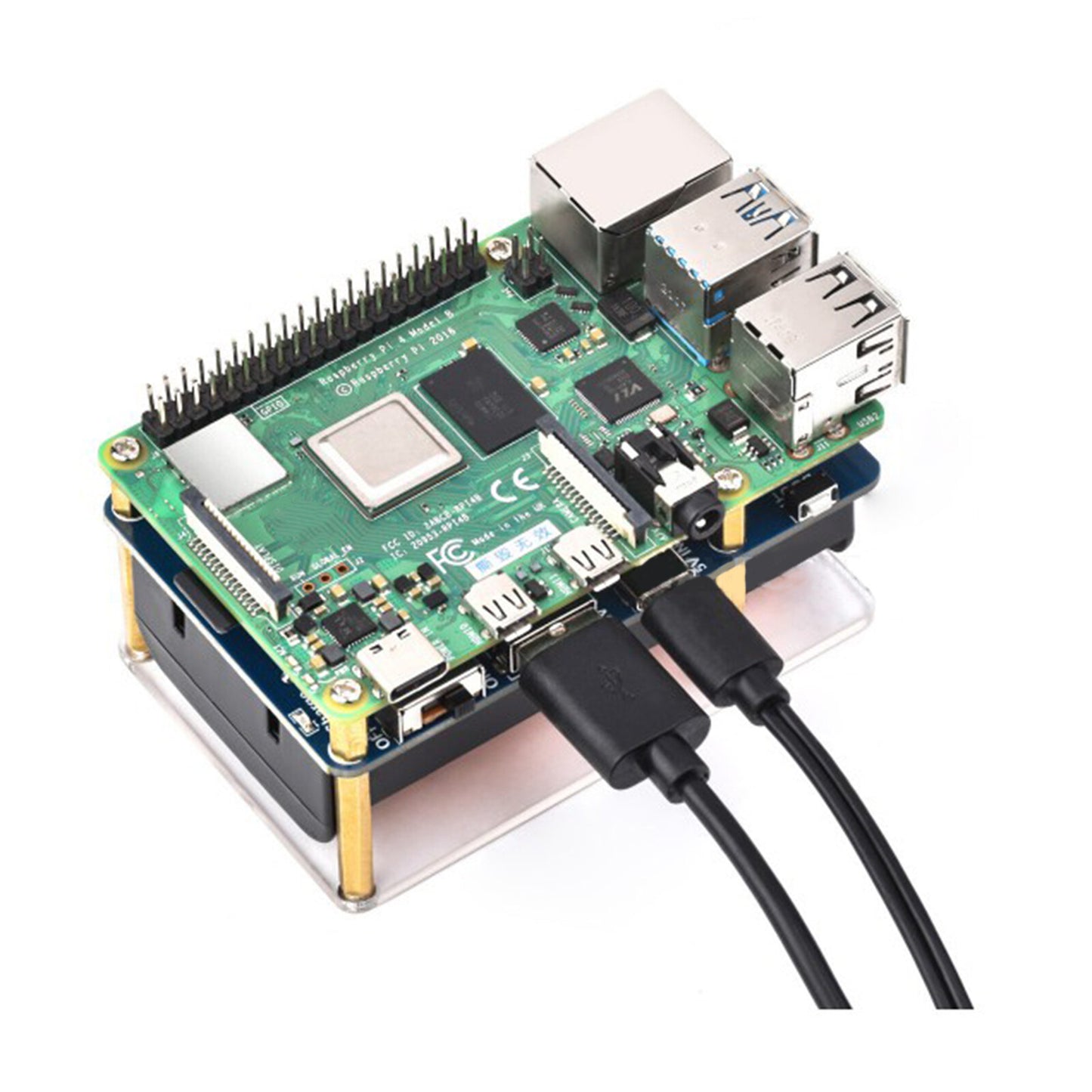 5V UPS HAT (D) Starter Kit For RPI Raspberry Pi Uninterruptible Power Supply