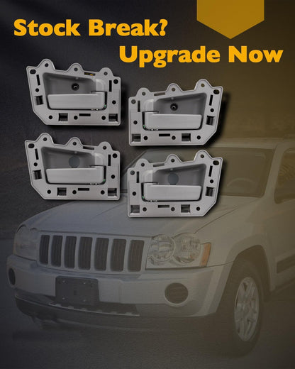 4Pcs Interior Door Handle Inside Front Rear LH RH For 05-10 Jeep Grand Cherokee