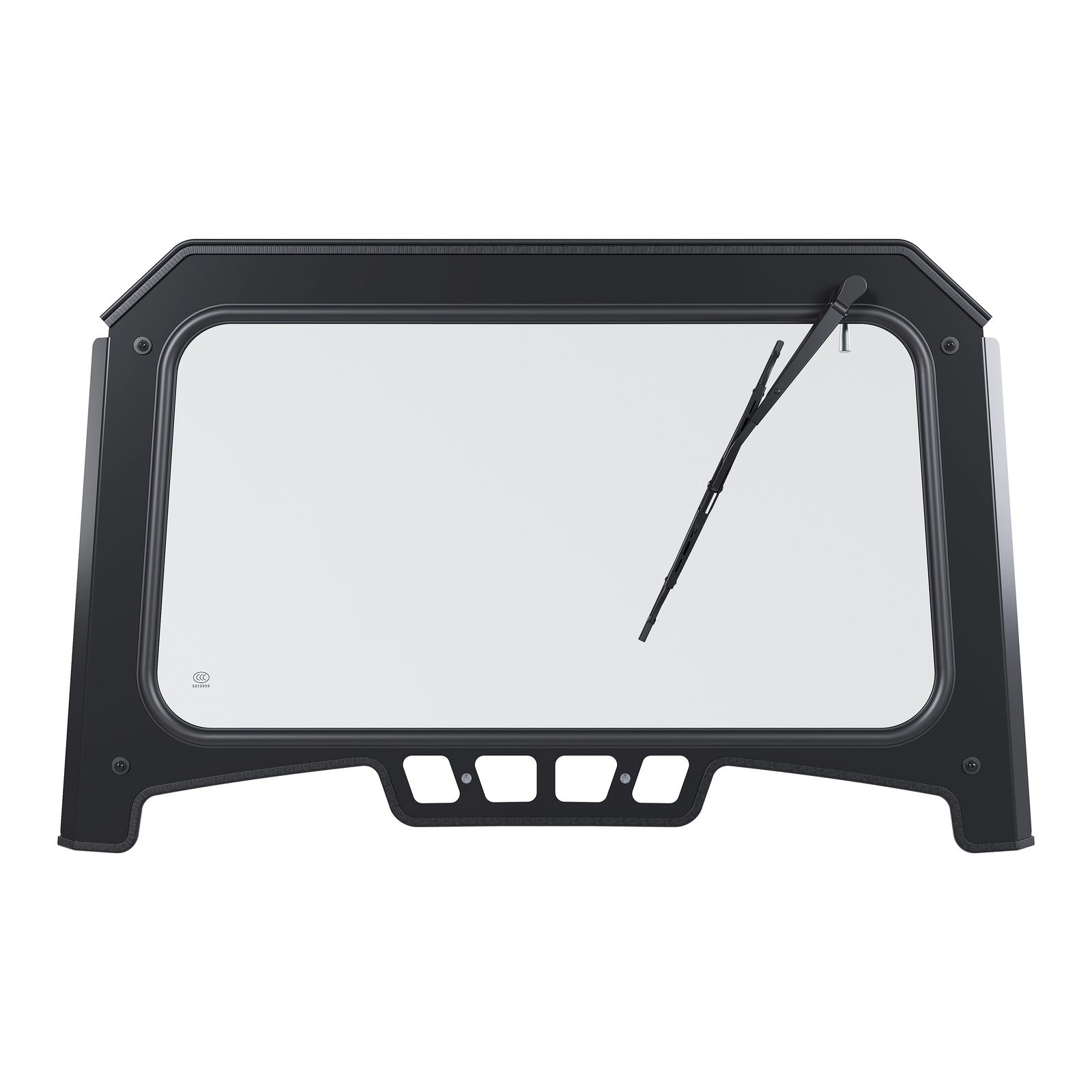 Solid Spare Glass Front Full Windshield For 2019-2023 Polaris RZR XP/ XP4 1000 Black