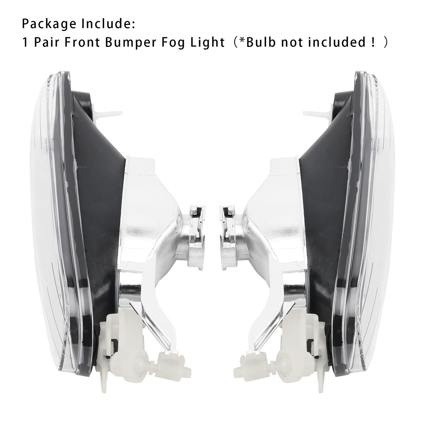 Pair Front Bumper Fog Light Without Blubs  For E46 323i 325i 1998-2001（Pre-LCI）