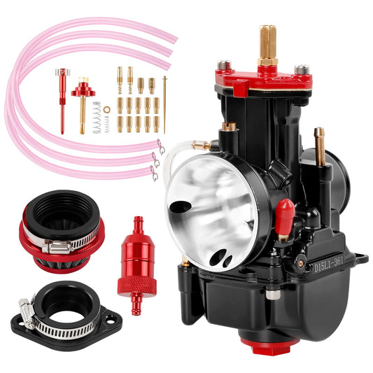 Solid Spare PWK 24mm Racing Carburetor Kit For Dirt Bike ATV Scooter Pit Bike 50cc 70cc 80cc
