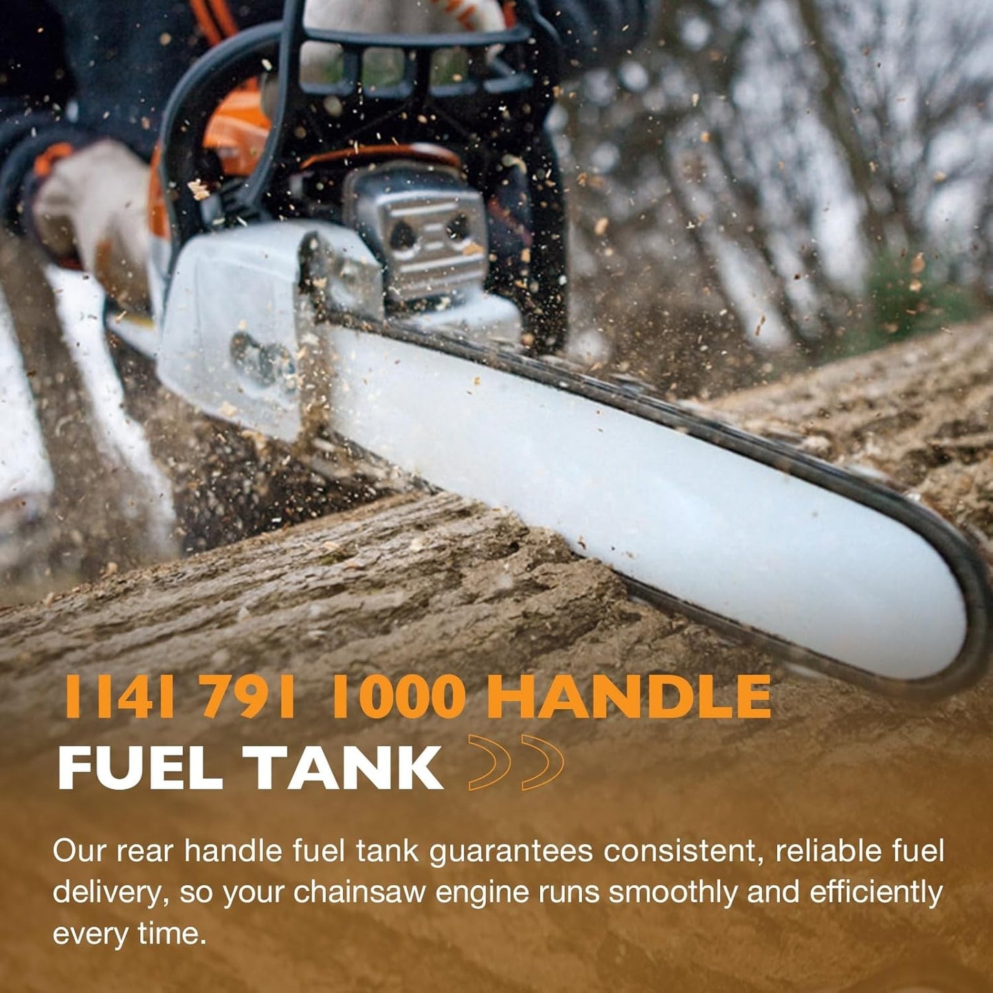 1141 791 1000 Chainsaw Fuel Gas Tank Rear Handle Assembly For Stihl MS271 MS291