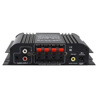 3 in 1 720W 4CH Sm Amplifier 12V 220V Hifi Audio Bluetooth USB SD FM Radio