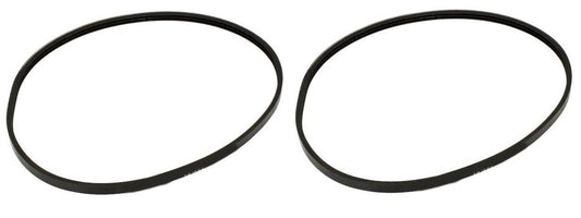 Solid Spare (2) Replacement Belts 230J3 Poly V Belt