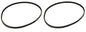 Solid Spare (2) Replacement Belts 230J3 Poly V Belt