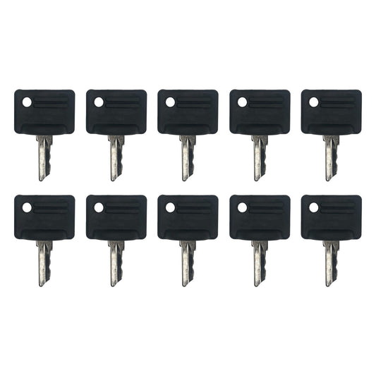 Solid Spare (10) Ignition Key For Crown Forklift Walkie Wave PE3000 - 107151-001, 089216-001