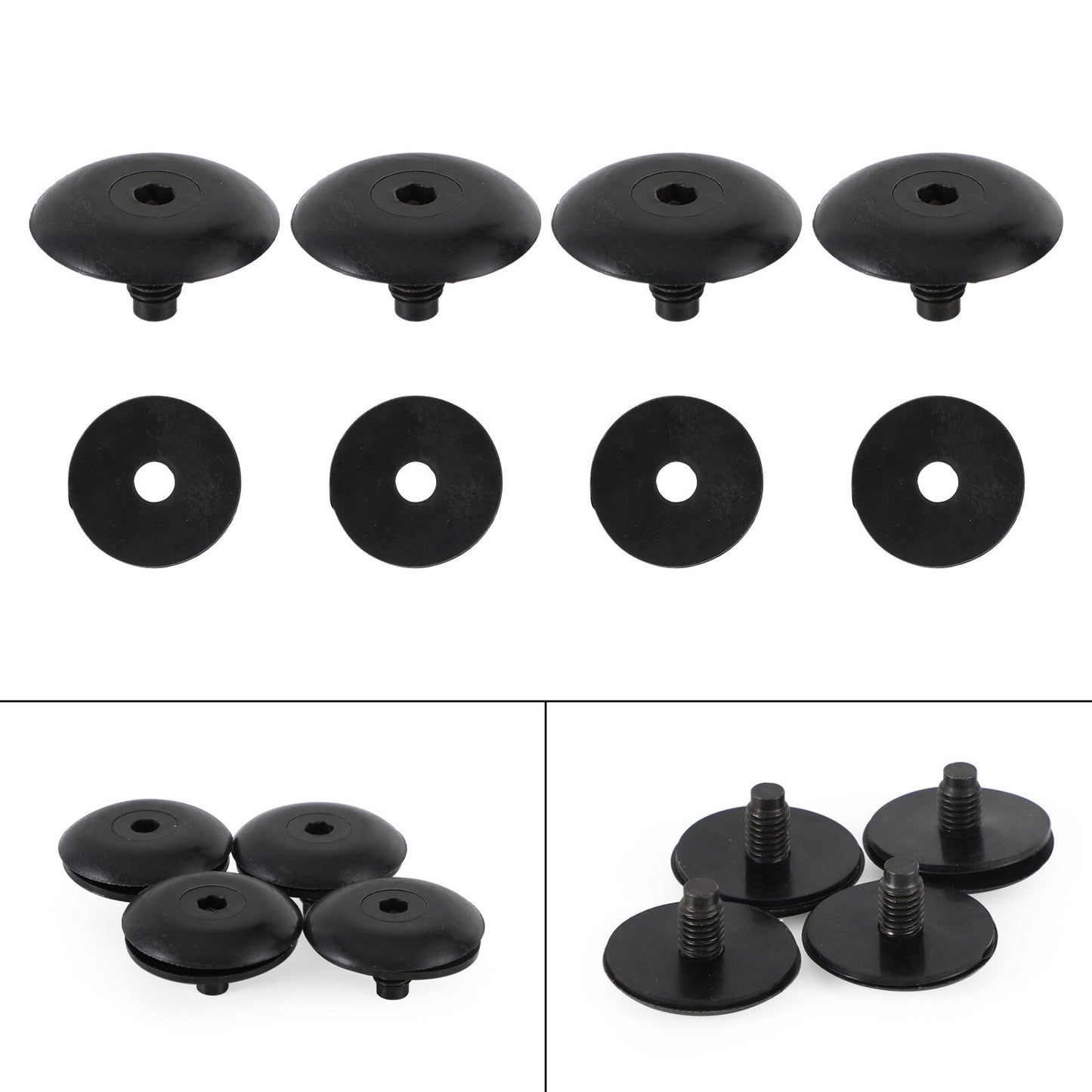 4PCS Roof Rack Hole Bolt Screw W/ Seal Gasket Fits Ford Transit Custom 2012-21