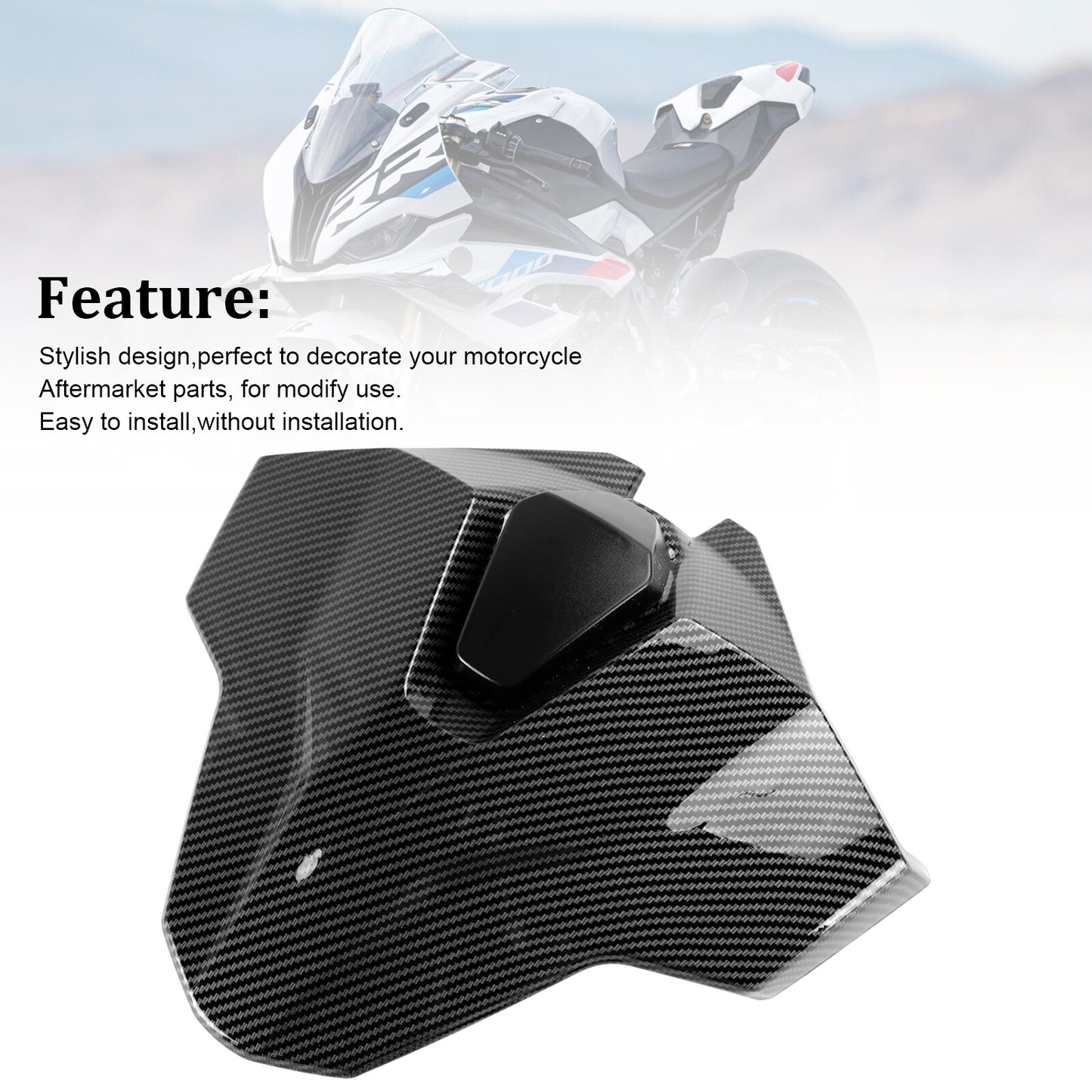Tail Rear Seat Cover Fairing Cowl For BMW S1000RR 2023-2024 Carbon