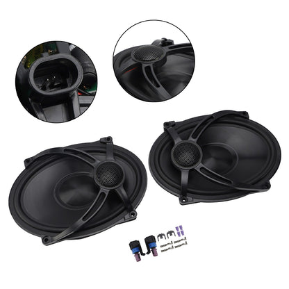 Pair Saddlebag Lid Speakers 5"X7" Fit For Touring Flt Flh Flhr 1994-2024 2023