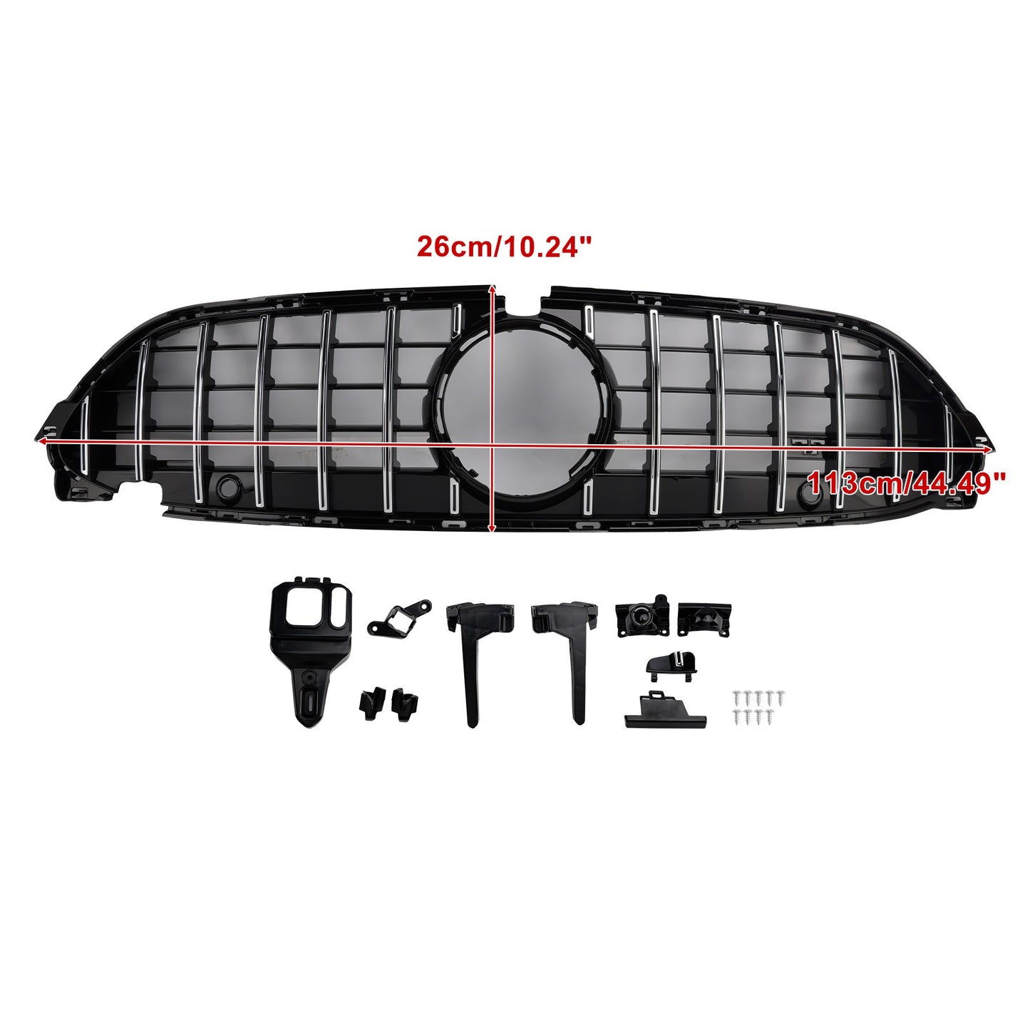 Front Bumper Grille Grill Fits Mercedes-Benz CLE-Class W236 C236 2024-2026